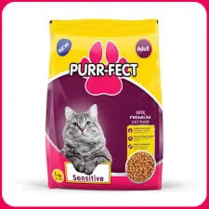 purrfect sensitive cat food 1kg